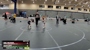 44-48 lbs Round 3 - Abel Brunner, Crystal Coast Grapplers vs Isaiah Huff, Reaper Wrestling Club