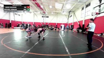 184 lbs Champ. Round 1 - Lewis Saldivar, Fresno City College vs Mitchell Semaan, Mt San Antonio Community College