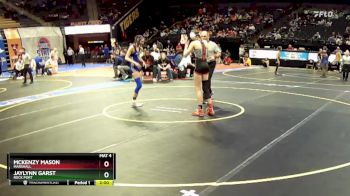 100 Class 1 lbs Quarterfinal - Mckenzy Mason, Marshall vs Jaylynn Garst, Rock Port