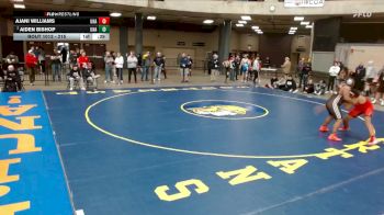 215 lbs Cons. Round 5 - Aiden Bishop, Unattached vs Ajani Williams, Unattached