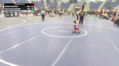 58 lbs Semifinal - Rowan Richard, Matpac Wrestling ND vs Noah Becklehimer, Duran Elite