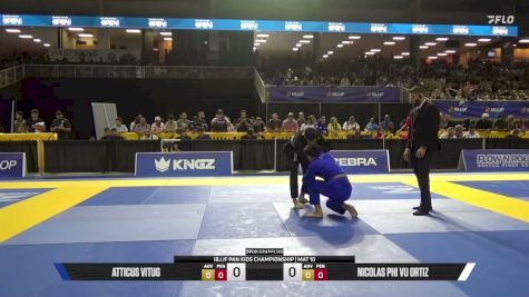 Atticus Vitug vs Nicolas Phi Vu Ortiz 2026 Pan Kids Jiu-Jitsu IBJJF Championship