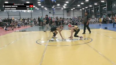 100 lbs Round 4 - 2:15pm Saturday - Cannon Griffin, Ranger Wrestling Club vs Joseph Igneri, All I See Is Gold