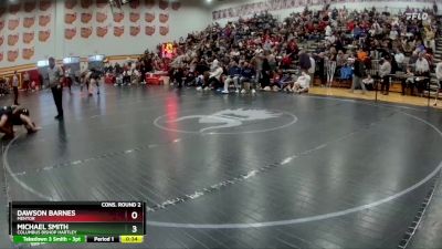 120 lbs Cons. Round 2 - Dawson Barnes, Mentor vs Michael Smith, Columbus Bishop Hartley