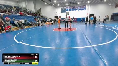 145 lbs Cons. Round 2 - Kallie Bauer, Natrona County vs Rachel Gertsch, Cheyenne Central