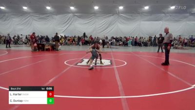 74 lbs Quarterfinal - Lane Harter, Snow Shoe vs Cole Dunlap, York