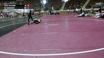 110 lbs Semifinal - Ro Adeduntan, Unattached Lindsey Wilson vs Haley Williams, University Of Rio Grande