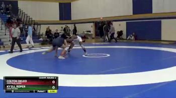 184 lbs Champ. Round 2 - Colton DeLeo, Southern Maine vs Ky`ell Roper, Unattached