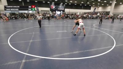150 lbs Quarters - Jake Mescher, Team Idaho Wrestling Club vs Hunter Avalos, Spartan Mat Club