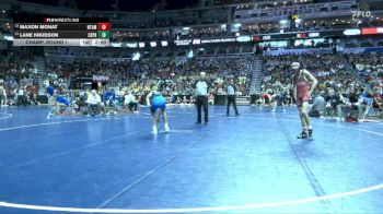 1A-113 lbs Champ. Round 1 - Lane Knudson, Central Springs vs Maxon Monat, North Tama