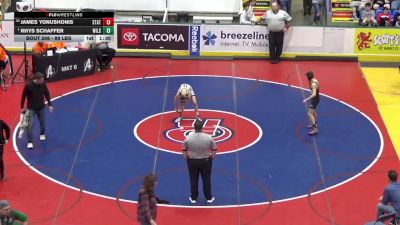 89 lbs Round Of 32 - James Yonushonis, State College vs Rhys Schaffer, Wilson