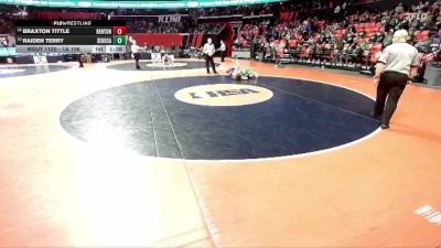 1A 106 lbs Cons. Round 1 - Raiden Terry, Seneca vs Braxton Tittle, Benton