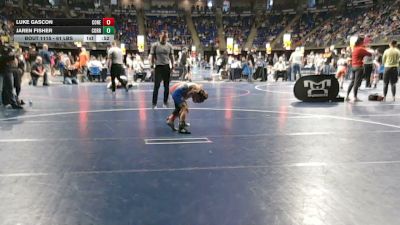 61 lbs Round Of 16 - Luke Gascon, Conestoga Valley vs Jaren Fisher, Corry