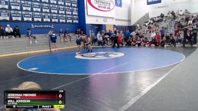 215 lbs Round 3 - Will Johnson, Elk River vs Jeremiah Mbonde, Minnetonka