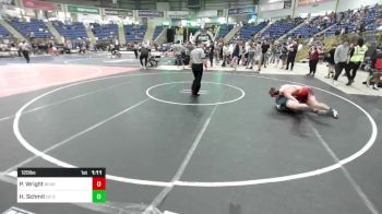 120 lbs Round Of 32 - Peyton Wright, Bear Cave WC vs Hayden Schmit, DC Outlaws