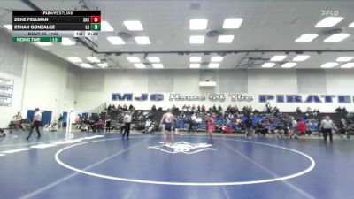 165 lbs Cons. Round 2 - Zeke Fellman, Santa Rosa College vs Ethan Gonzalez, Lassen College