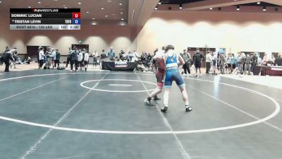 126 lbs 1st Place Match - Dominic Lucian vs Tristan Levin, Triumph Trained