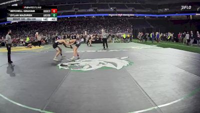 D4-126 lbs Cons. Round 1 - Dylan Mazurek, Lakeview vs Mitchell Graham, Union City