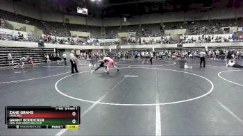 160 lbs Cons. Round 3 - Grant Boddicker, Linn-Mar Wrestling Club vs Zane Grams, Lakeland
