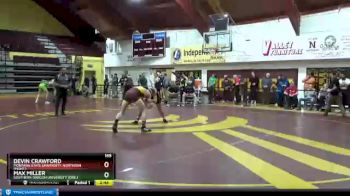 165 lbs Cons. Round 2 - Devin Crawford, Montana State University-Northern (Mont.) vs Max Miller, Southern Oregon University (Ore.)