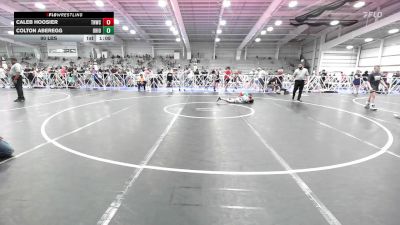 90 lbs Rr Rnd 1 - Caleb Hoosier, TNWC Black vs Colton Aberegg, Ohio Valley Forge