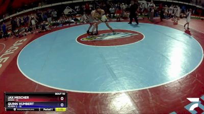 120 lbs Round 3 (8 Team) - Jax Mescher, Idaho vs Quinn Humbert, Alaska 2