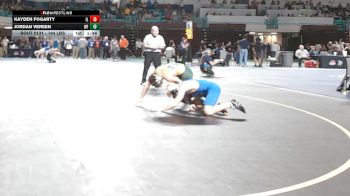 144 lbs Quarterfinal - Kayden Fogarty, Indian Land vs Jordan Vereen, West Florence