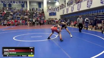 150 lbs Cons. Round 4 - Kizer Young, BLUFFTON vs Drew Nichols, Franklin