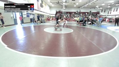 120 lbs Quarterfinal - Forest Rose, Princeton Wrestling Club vs Joseph Gallagher, Triumph Trained