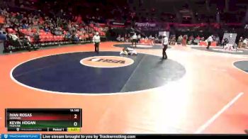 1 lbs Quarterfinal - Kevin Hogan, Peotone vs Ivan Rosas, Harvard