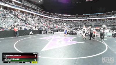 165-4A Quarterfinal - Achilles Evans, Sand Creek vs Carson Hageman, Erie