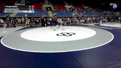 157 lbs Cons. Rd Of 32 - Tyler Harrill, NE vs William Phillips, TN