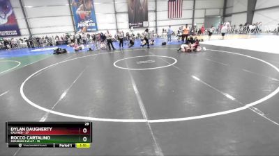 96 lbs Rd# 7- 10:45am Saturday Final Pool - Rocco Cartalino, Michigan S.W.A.T vs Dylan Daugherty, Cali Red