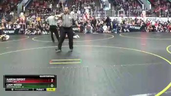 60 lbs Quarterfinals (8 Team) - Liam Wood, Brighton Black vs Aaron Eifert, Lowell Red