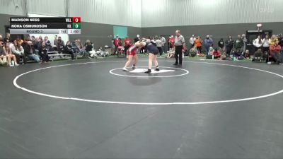JV-44 lbs Round 3 - Nora Osmundson, Iowa City Liberty vs Madison Ness, Williamsburg