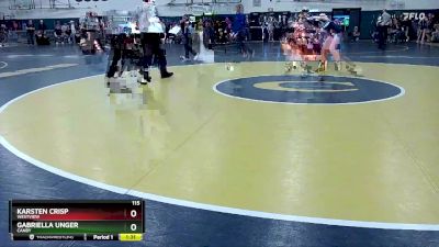 120 lbs Quarterfinal - Emilia Ensrud, Canby vs Kylie Green, Nelson