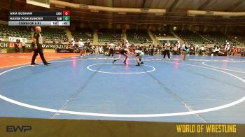 82 lbs Consi Of 8 #1 - Aria Bushaw, Carolina Reapers vs Haven Pohlsander, Raw Wrestling Club