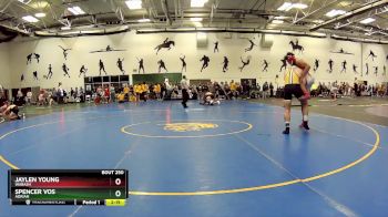174 lbs Cons. Round 3 - Spencer Vos, Adrian vs Jaylen Young, Wabash