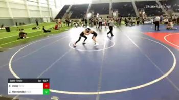 95 lbs Semifinal - Evan Velez, Extreme Heat WC vs Zaydrein Hernandez, Rough House