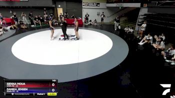 140 lbs Round 2 (16 Team) - Sienna Moua, SJWA-FR vs Danika Jensen, NAWA-FR