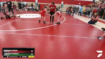 66-69 lbs Round 4 - Brenson Swain, Eaton WC vs Jeremiah Hurley, Eaton WC