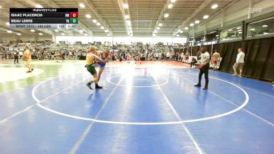 160 lbs Round Of 64 - Isaac Placencia, NM vs Beau Lewis, VA