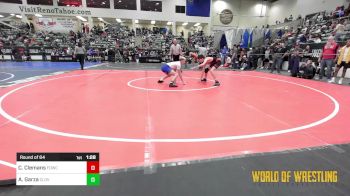 101 lbs Round Of 64 - Caleb Clemans, FordDynasty Wrestling Club vs Anthony Garza, Clovis