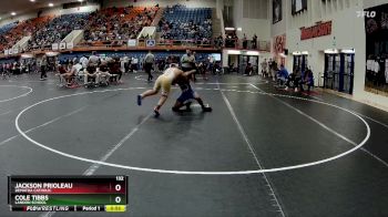 132 lbs Cons. Round 4 - Cole Tibbs, Landon School vs Jackson Prioleau, DeMatha Catholic