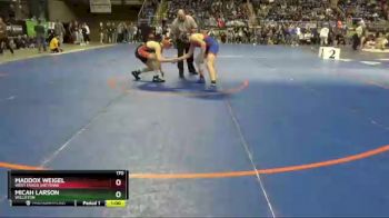 170 lbs Cons. Round 2 - Micah Larson, Williston vs Maddox Weigel, West Fargo Sheyenne