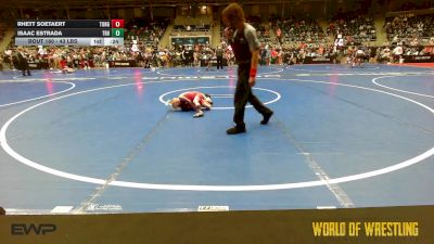 43 lbs Consolation - Rhett Soetaert, Tonganoxie vs Isaac Estrada, Top Rank Hammers