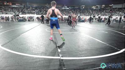 130 lbs Consi Of 8 #2 - Tucker Goins, G3 Grappling vs Kamden Barnett, Bristow Elementary Wrestling Club