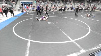 100 lbs Quarterfinal - Ryder Sisco, Verdigris Youth Wrestling vs Kooper McGrew, BAWC