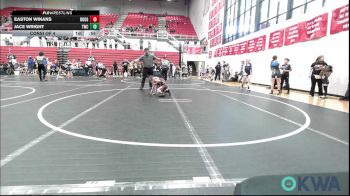 49 lbs Consi Of 4 - Easton Winans, Rough Riders vs Jace Wright, Tuttle Wrestling Club