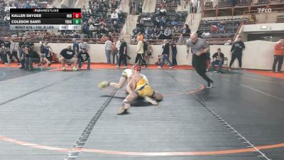 105_B lbs Consi Of 16 #1 - Kallen Snyder, Indiana vs Coleson Santi, Yough
